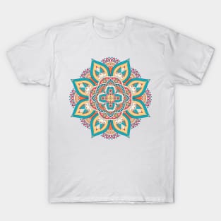 Colorful Mandala, mandala-design, mandala-art, geometric, abstract, mandala and spirituality, colorful, rainbow, mandala pattern, mandala flower patterns, Flower Mandala ,Spirituality T-Shirt